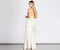 Harley Formal Knot Glitter Dress