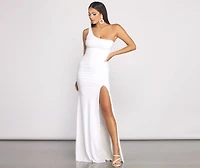 Janie Formal One Shoulder Dress