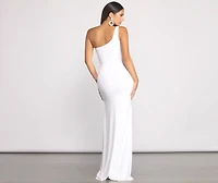 Janie Formal One Shoulder Dress