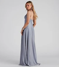 Tianna Formal Glitter A-Line Dress