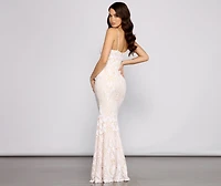 Sophia Sequin Sleeveless Formal Dress