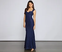 Caroline Lace Mermaid Dress