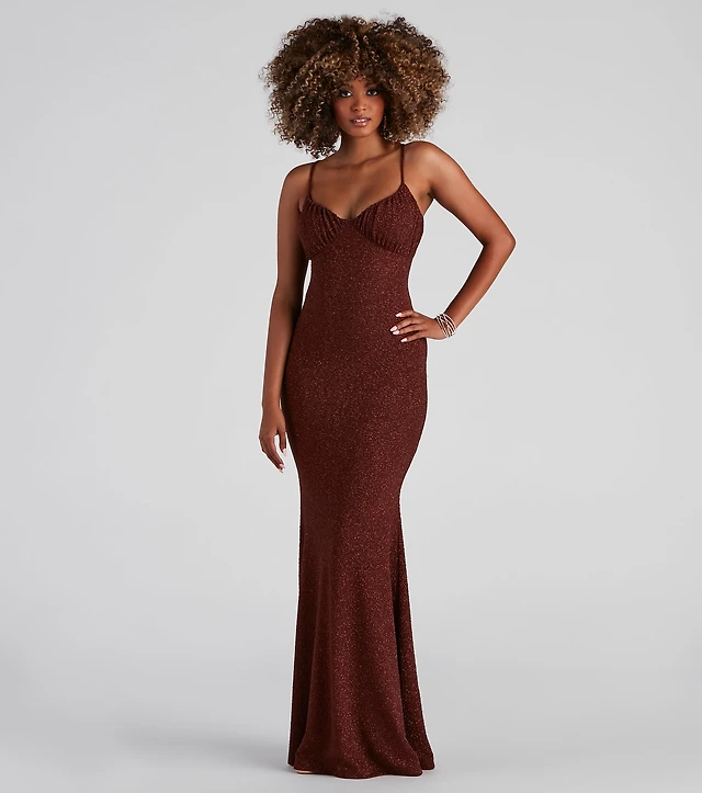 sophie glitter knit mermaid dress Sophie Glitter Knit Mermaid Dress
