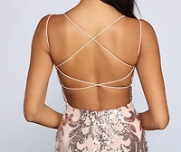 Lila Formal Open-Back Sequin Mermaid Dress