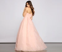 Zora Formal Strapless A-Line Dress