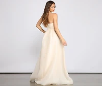 Zora Formal Strapless A-Line Dress