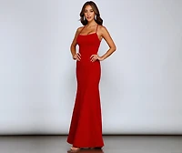 Eden Formal Lace-Up Mermaid Dress