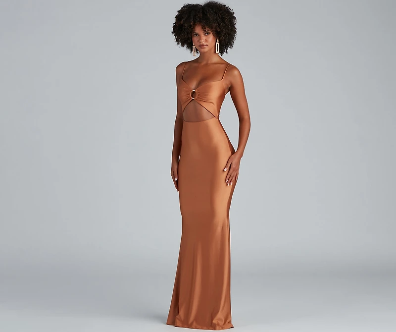 Terra Formal Cutout Mermaid Dress