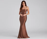 Gisel Formal X-Back Long Dress