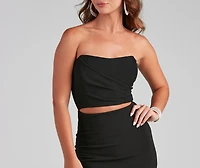 Lolinda Formal Crepe Cutout Long Dress