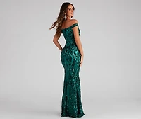 Perry Formal Off-The-Shoulder Dress