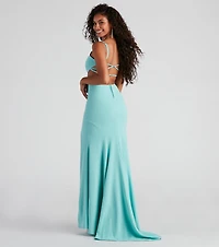 Maves Formal High Slit Mermaid Dress