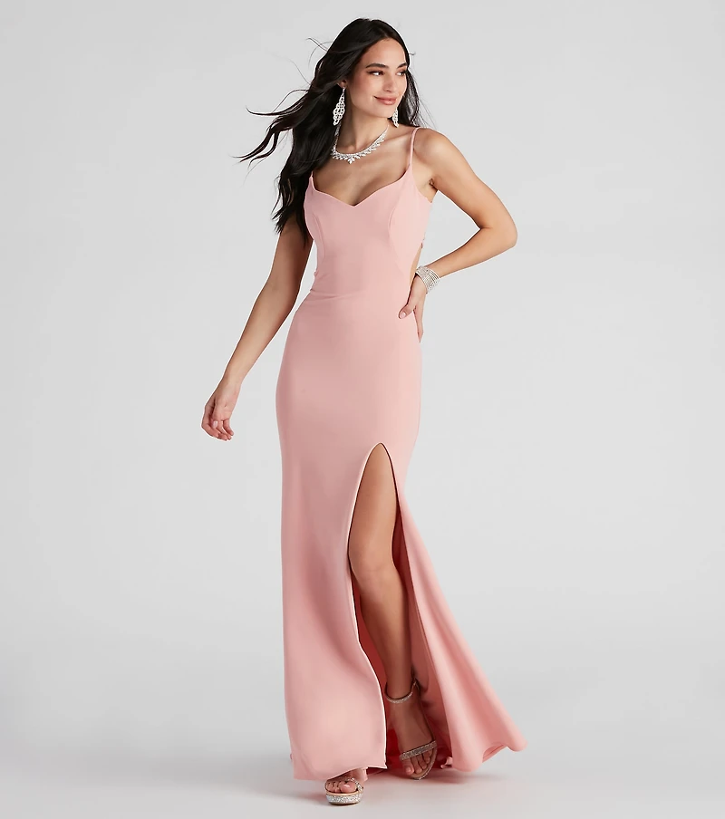 Maves Formal High Slit Mermaid Dress