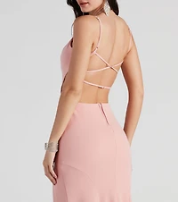 Maves Formal High Slit Mermaid Dress