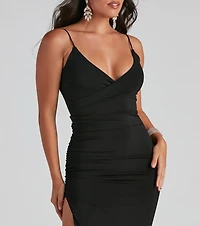 Jill Formal Cowl Back A-Line Dress