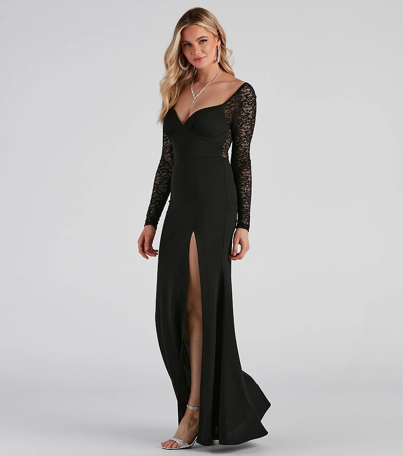 Vivian Long Sleeve Mermaid Dress