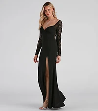 Vivian Long Sleeve Mermaid Dress