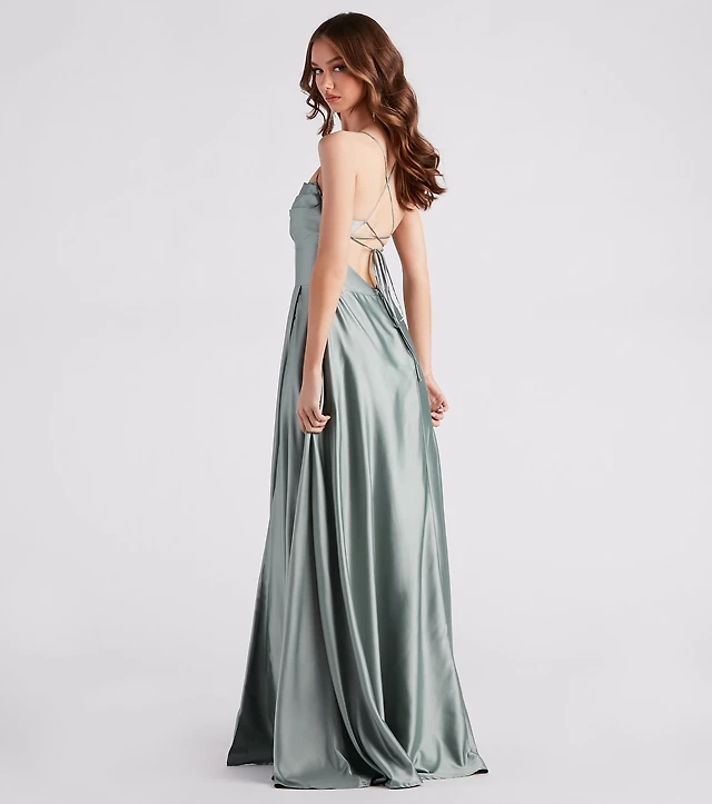 old navy satin cowl maxi dress Old Navy The Occasion by Old Navy Satin Cowl Maxi Dress