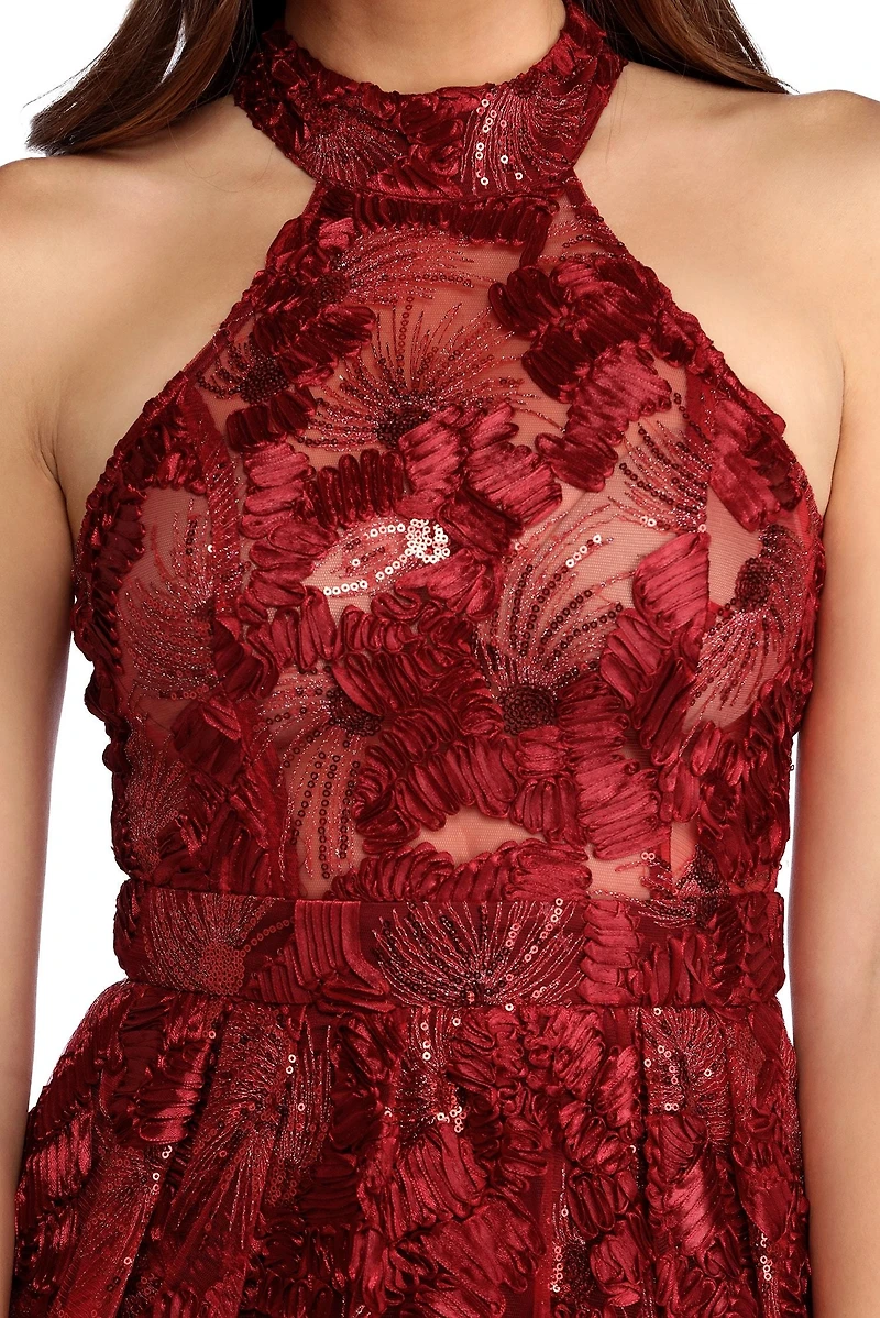 Kalea Fiery Sunset Dress