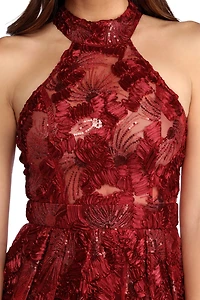 Kalea Fiery Sunset Dress