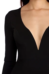 Lucy Plunging Mermaid Dress