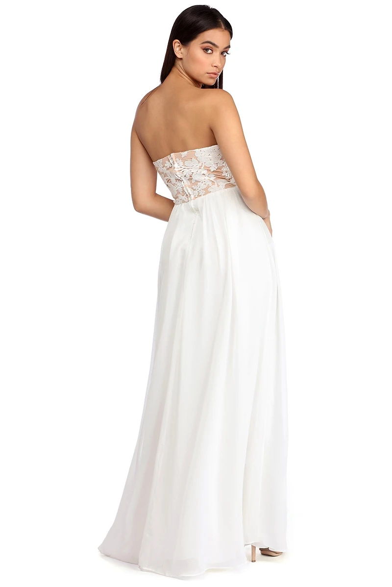 Melanie Elegance Lace Dress