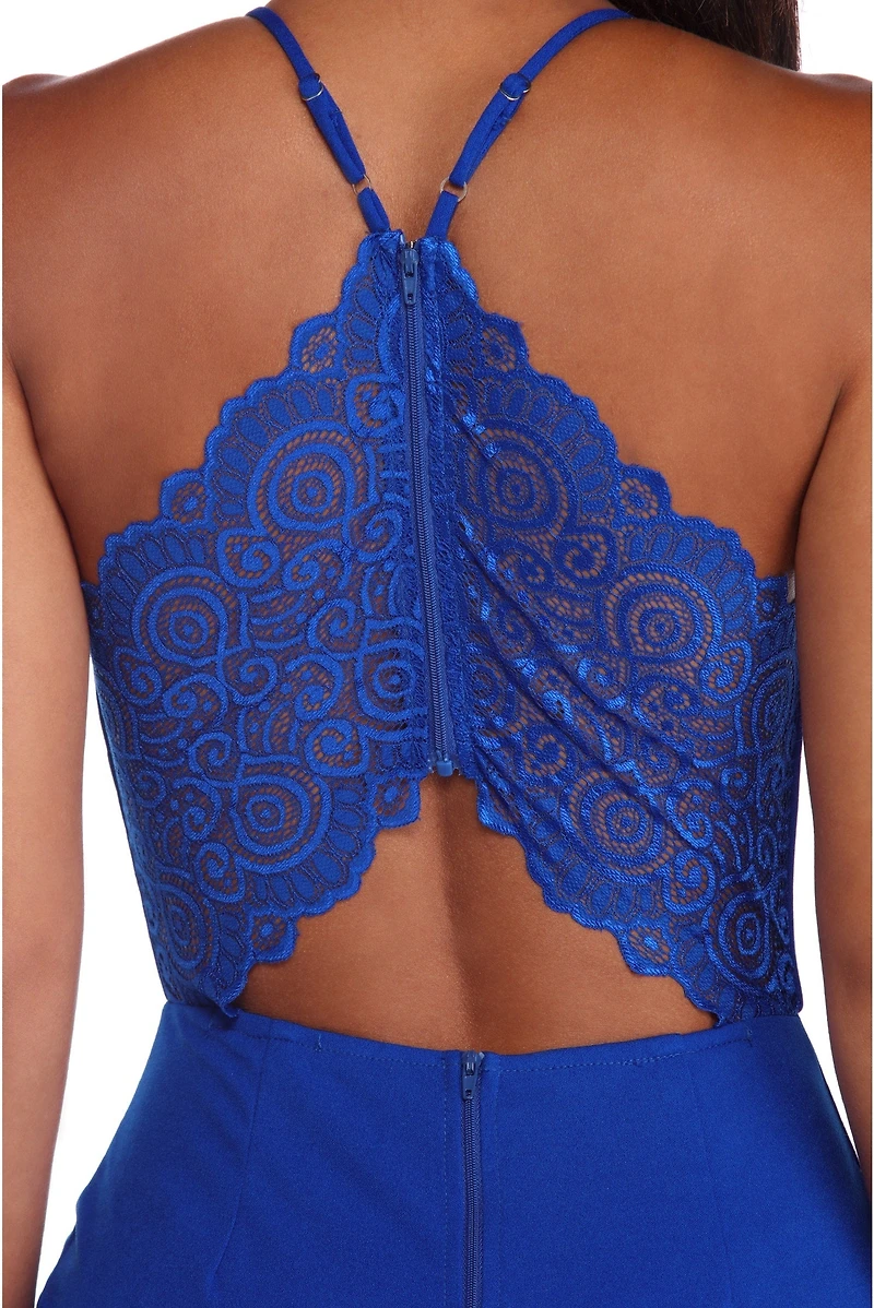 Clarisse Well Refined Lace Back Dress