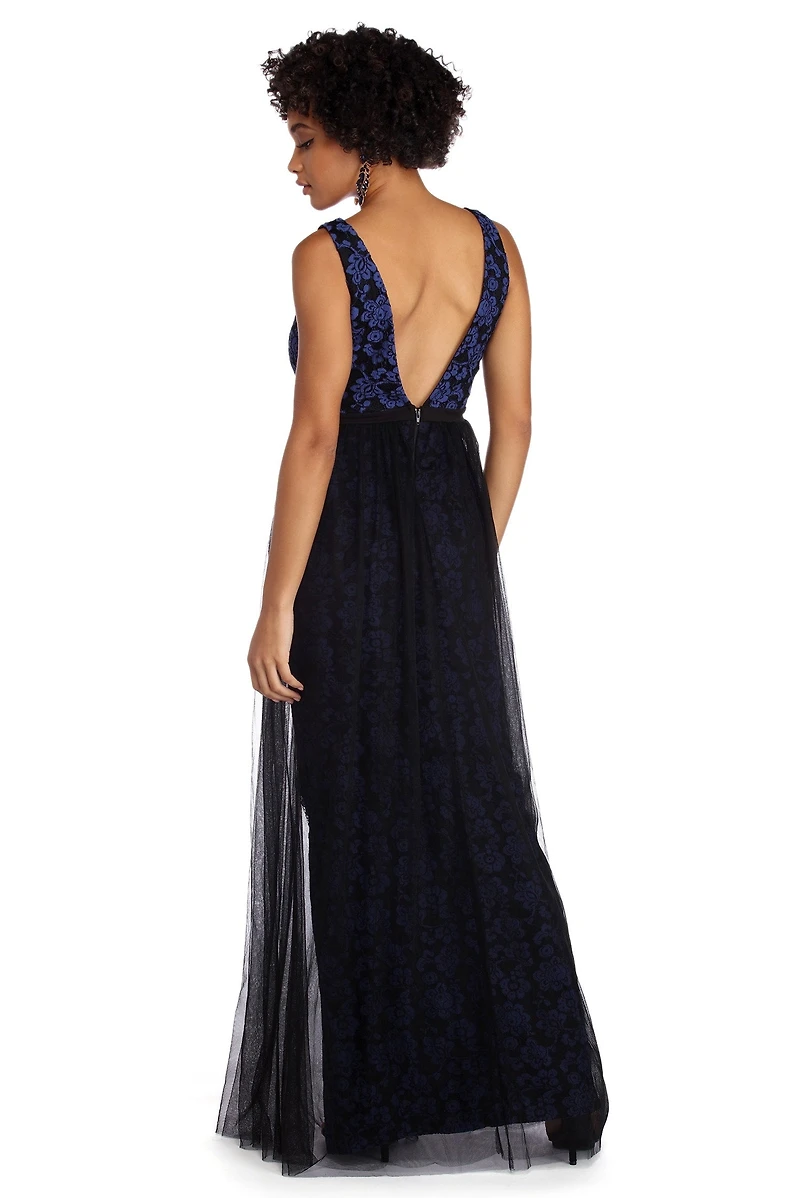Kaydence Formal Tulle And Lace Dress