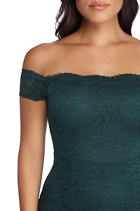 Amy Formal Scalloped Lace Dress