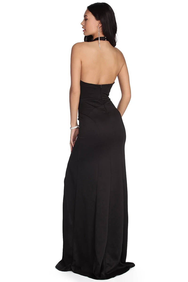 Natalia Formal High Slit Dress