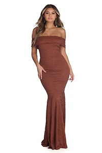 Avalynn Formal Mermaid Lace Dress