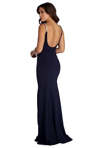 Natalie Formal Rhinestone Mermaid Dress