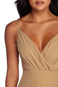 Melany Formal High Slit Dress