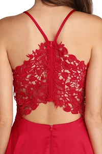 Tabatha High Low Crochet Dress
