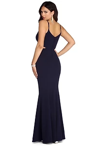 Liza Formal Rhinestone Mermaid Dress