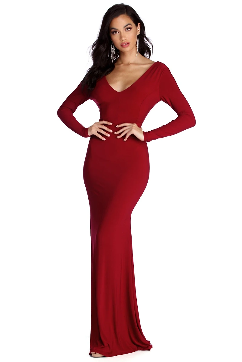 Samara Formal Open Back Dress