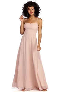 Cynthia Formal Chiffon Sweetheart Dress