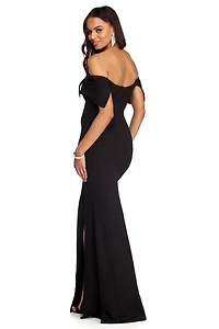 Lana Formal High Slit Glitter Dress