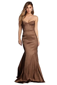 Brielle Formal Taffeta Sweetheart Dress