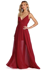Alina Formal Sleeveless Chiffon Dress