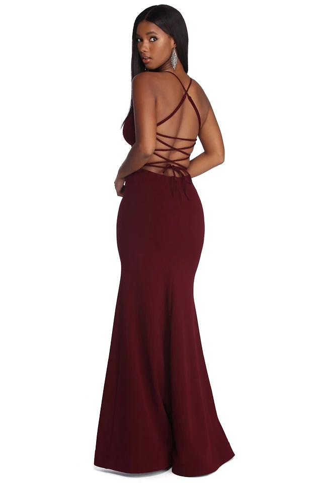 heidi formal satin lattice dress Heidi Formal Satin Lattice Dress