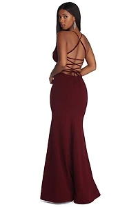 Leona Formal Lattice Dress