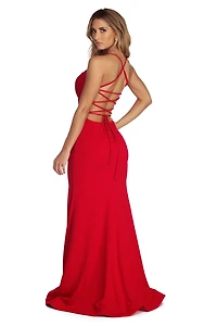 Leona Formal Lattice Dress