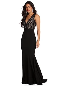 Marlee Formal Lace Mermaid Dress