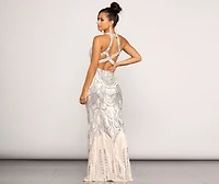 Payton Formal Sleeveless Sequin Dress