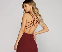 Seraphina Formal Caged Back Dress