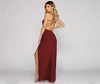 Seraphina Formal Caged Back Dress