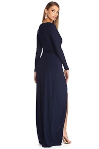 Milana Formal Wrap Dress
