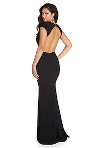Aubrie Formal Open Back Dress