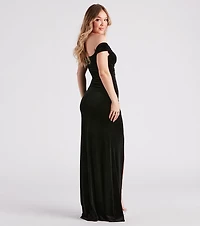 Georgina Formal Velvet Long Dress